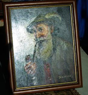 Exelent handgemaltes Gemälde von D.W. MEELES 