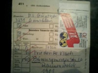 Philatelie Sachsen-Anhalt Post aus und ins Sperrgebiet 80er Jahre