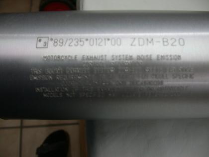 DUCATI 948 996 998 TERMIGNONI Endschalldämpfer