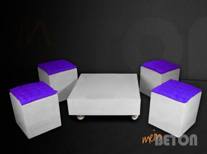 Couchtisch aus Beton, Betontisch, Loungetisch aus Beton, Tisch aus Beton, Betonm