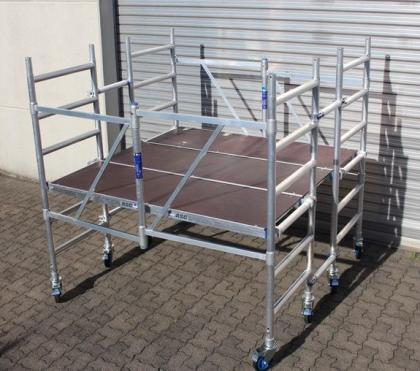 Rollbock Fahrgerüst Arbeitsplattform Rollgerüst bis 5, 50m Gerüst
