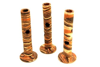 Garnelenstamm / Garnelenhöhle 13cm in schwarz / weiß für Garnelen für Garnelen i