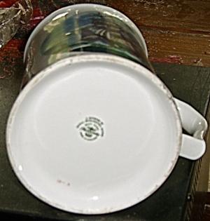 Segelschiff Porzellan Krug Royal Worcester Hammersley Bone China