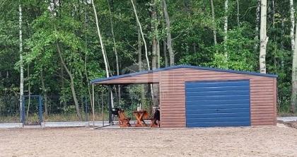 Blechgarage 5x5m Carport und Garage Stahlgarage Doppelgarage Individuelle Projek
