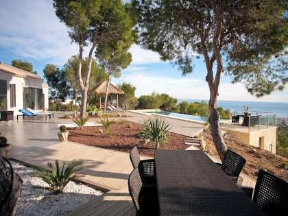 Spanien Ferienhaus Costa Blanca bei Altea mit privatem Pool und Meerblick mieten