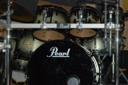 Drum Schlagzeug Pearl Masters Studio 6pc RARE! Farbe Dimond Burst
