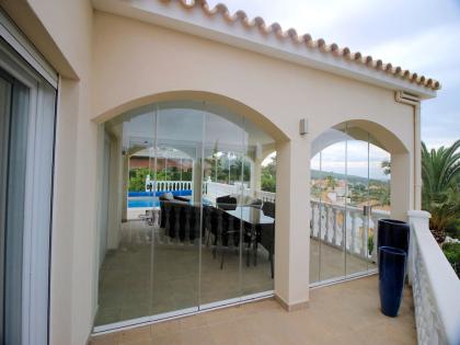 Spanien Ferienhaus Costa Blanca privater Pool + Meerblick in Dénia zu vermieten
