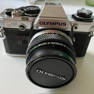 Vintage Spiegelreflexkamera Olympus OM 10