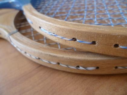 Vintage Federballschläger aus Holz! Antik,Badminton sport,fitness