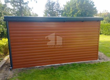  Blechgarage 4x5m Fertiggarage Stahlgarage Garage nach Maß Schuppen für Garten G
