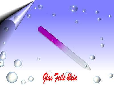 Glasnagelfeile in 5 Farben um 1, 90€