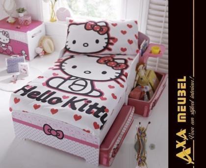 Günstige Hello Kitty bett kinderzimmer | AXA Möbel Niederlande