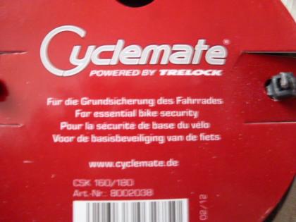 (100) SPIRALKABELSCHLOSS Cyclemate 180 cm