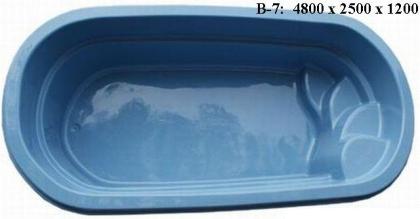 Hochwertige GFK (Glasfaserkunststoff) - Schwimmbecken zum Erdeinbau – POLEN 