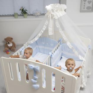 Süßes Zwillingsbett - Die Lösung für Ihre Twins (Gemini - Azzurra Design)