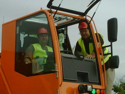 Baumaschinenausbildung, Bagger,  Ausbildung, SZFL