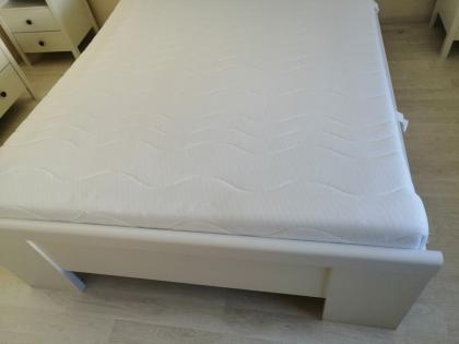 1 Jahres Bett Komfortbett Evelyn 140 x 200 cm mit Lattenrost Alpinweiß