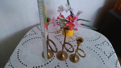 Messingkerzenhalter !