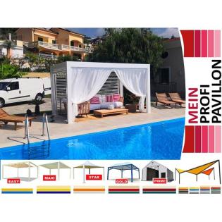 Pavillon Pergola 5x5m Überdachung neu personalisierte Farben wasserdicht Zelt Ca