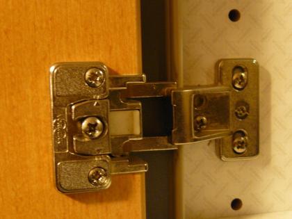 2 x Vorwerk Hettich Topfband Möbelband Küche Schrank BRAUN inkl Versandkos