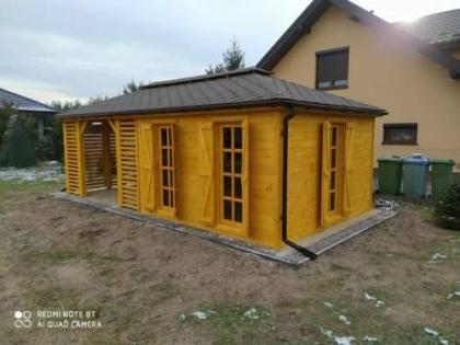 GARTENHAUS AUS KIEFERNHOLZ GARTENLAUBE WERKZEUGHAUS 6x3m