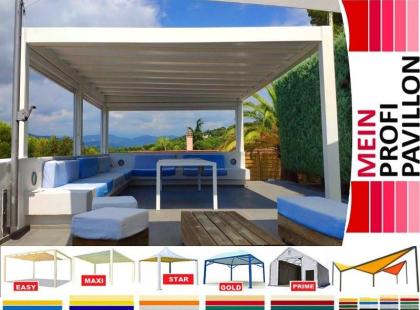 Pavillon Pergola 6x4m Überdachung neu personalisierte Farben wasserdicht Zelt Ca