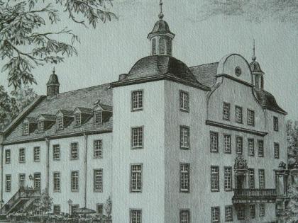 Wasserschoss Borbeck Grafik. B081