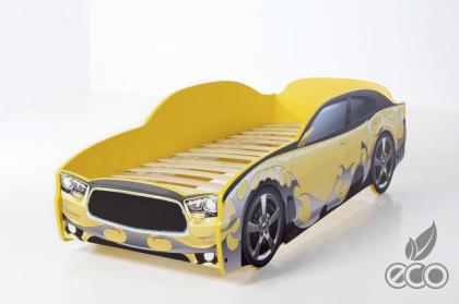 LeoPol Kinderbetten, Autobetten, Kindermöbel, Kinderzimmerausstattung, Matratze,