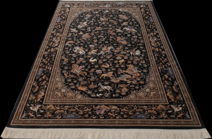 Perserteppich Venus Bastan, black