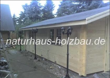 Garagen, Blockhäuser individuelle Fertigung von Holzbauten in 50mm und 70mm Bloc