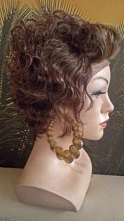Echthaar Perücke Spitzenperücke Lace wig front kurz gesträhnt kurzhaarperücke br
