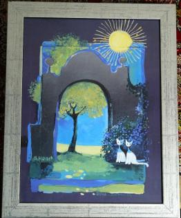 Rosina Wachtmeister Katzen 46x36 (B055)