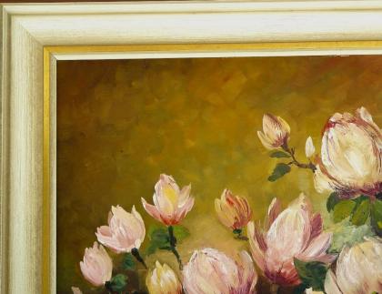 Gemälde Rudolf Winter Magnolien. B062