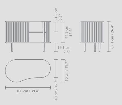 Design Sideboard / Cabinet / Kommode UMAGE AUDACIOUS