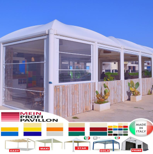 Pavillon Zelt Restaurant personalisierte Farbe Stahl Pvc Café 6x6 Garten Cafe ve