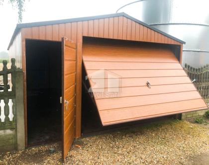  Blechgarage 6x6m Doppelgarage Metallgarage Fertiggarage Schnelle Lieferung ID95