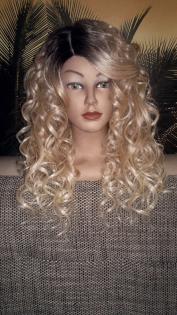 Perücke Spitzenperücke Lace wig front silk top ombre blond braun oder schwarz ge