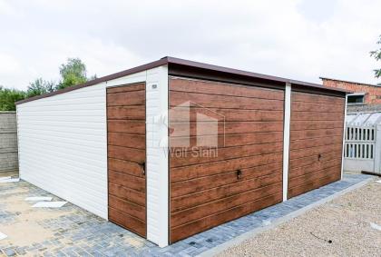 Blechgarage 6x6m Metallgarage Fertiggarage Stahlgarage Doppelgarage Schnelle Lie