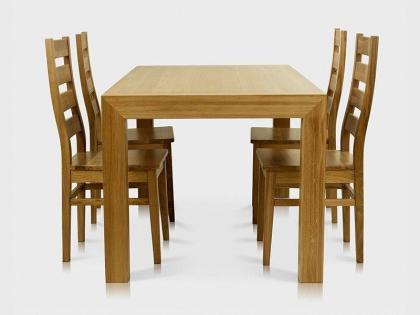 NIKO EICHENTISCH ESSTISCH LACKIERT TISCHBEINE MASSIVHOLZ HOLZ 180x90x78cm EICHEN