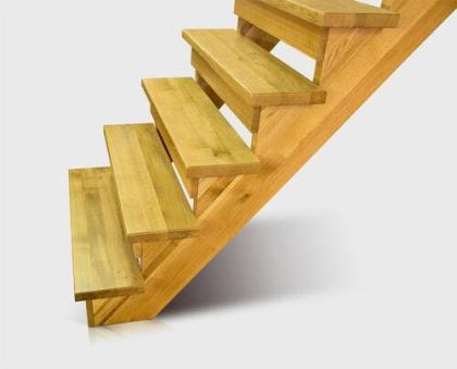 SCHÄTZUNG FREITRAGENDE TREPPEN ZUR SELBSTMONTAGE TYP U, L MASSIVHOLZ