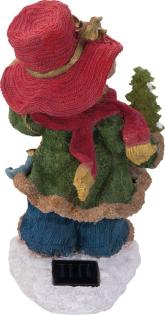 Solarbär, Weihnachtsdekoration, beleuchteter Tannenbaum