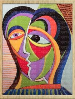 Anthony Quinn Kunstwerk signiert. NEU. Kunstdruck. Rarität. Andenken.