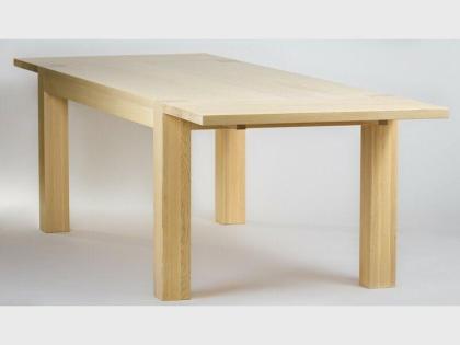 WHITE LUKAS TISCH ESCHENTISCH ESSTISCH LACKIERT MASSIVHOLZ 180x90cmx78cm