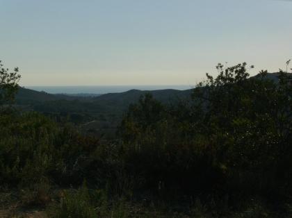 Spanien: unbebaute Finca, Meerblick Richtung Mallorca