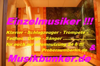 Einzelmusikerraum ab sofort für Studenten, Schlagzeuger in Neukölln