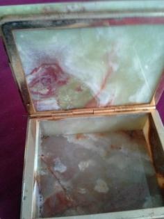 Edelstein Onyx Tisch Set Orginal Kölner Messe 1970