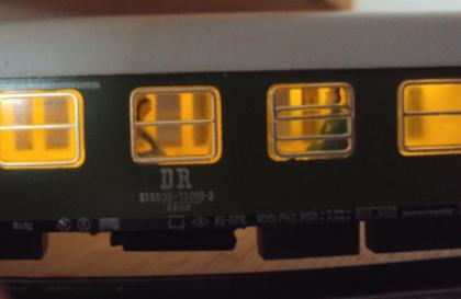 Ausstattung Ihrer Waggons mit Beleuchtung und Fahrgästen (Spur TT)