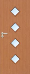 Tür Romb/ Nicea Schiebetür Zimmertür Innentür 60/ 70/ 80/ 90 Breite 6 Farben