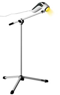 Zepter Bioptron MedAll mit Bodenstativ Lichttherapiegerät heilendes Licht Lampe
