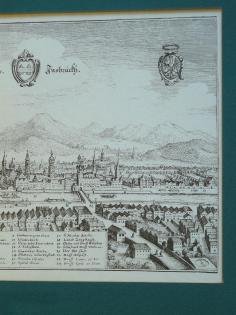 Alte Grafik von Innsbruck. B072